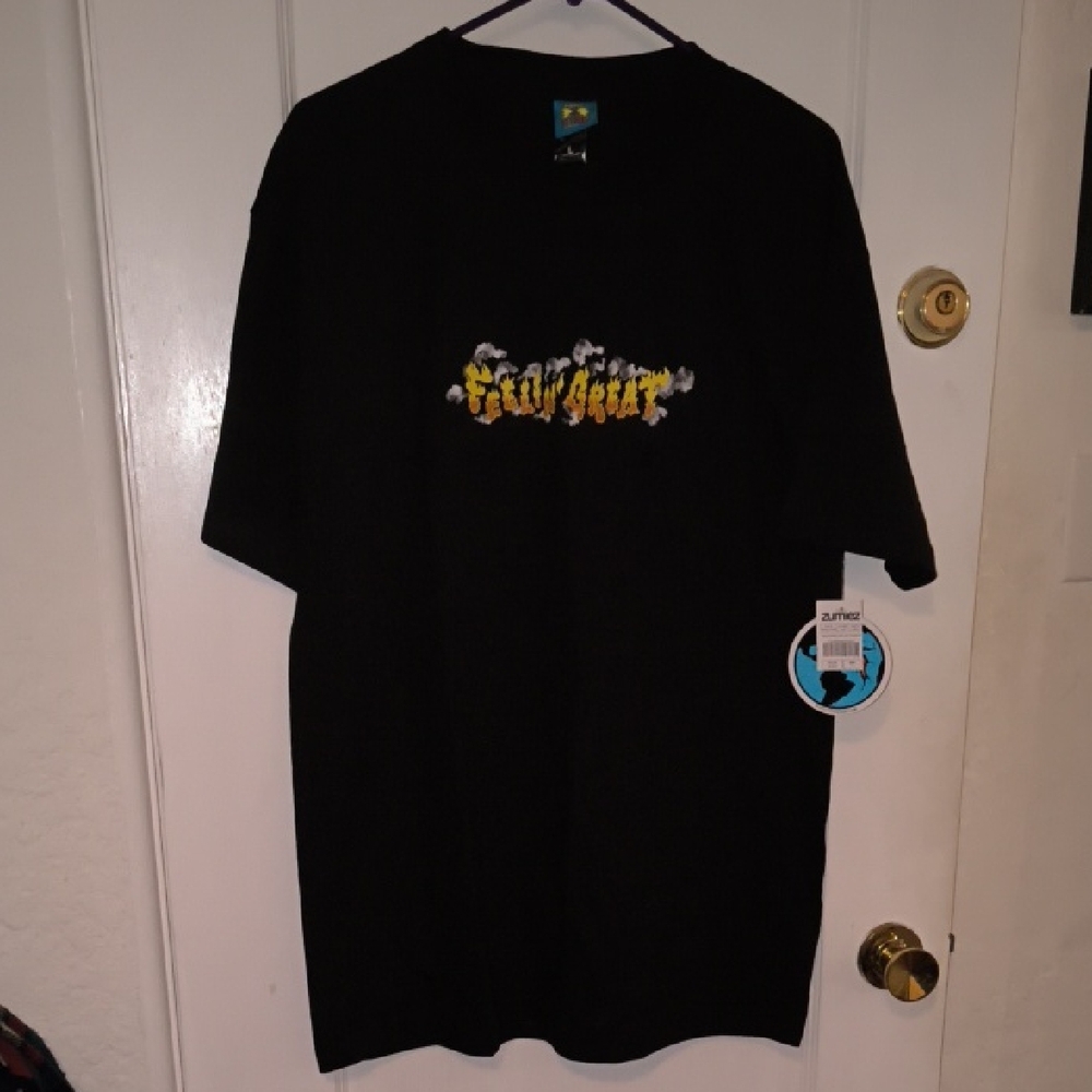 NWT Zumiez | Black Tee with Yellow Graphic